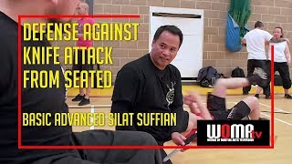 Defense Against KNIFE Attack From SEATED BASIC ADVANCED SILAT