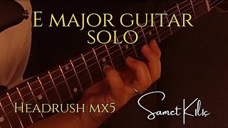 E major guitar solo