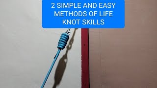 2 SIMPLE AND EASY METHODS OF KNOT SKILLS#howto#craft #diy#creative#trending#viralvideo #trendingnow