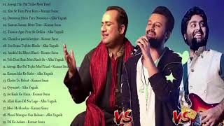 BEST OF Arijit Singh + Rahat Fateh Ali Khan + Atif Aslam Audio HINDI SONG COLLECTIONS HEART TOUCHING