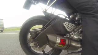 2011 Yamaha R6 sound Akrapovic