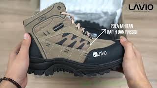 Lavio Sepatu Pria Safety Boots High Premium Quality Axel Booster Mood Hiking Proyek Outdoor Touring