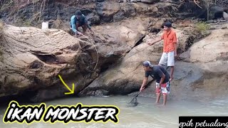 mancing monster air tawar || joran mau patah di tarik ke dalam - EPIK PETUALANG