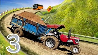 Heavy Tractor Trolly Cargo 3D EP- 3 - Tractor Driving | Tractor wala Game | Android Gameplay