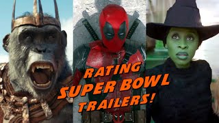 Rating the Super Bowl Movie Trailers!