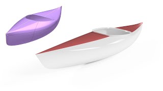 Inventor freeform canoe hull tutorial fastest way