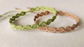 DIY Leaf 🌿 Bracelet Ideas| How To Make Bracelet At Home| Creation&you