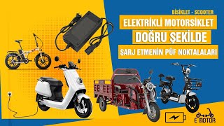 Elektrikli Motosikletlerinizi Doğru Şekilde Şarj Etmenin Püf Noktaları #elektriklimotosiklet