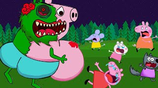 Peppa vs Zombie Apocalypse, Fat Zombie is Pregnant 🧟‍♀️| Peppa Pig Funny Animation