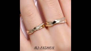 Couple Gold Rings Collection || Latest Gold Couple Ring Design 2023 || New couple ring 2023