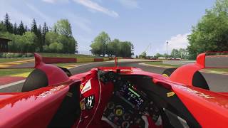 Assetto Corsa SF70H @ Spa T300 Thrustmaster T3PAPRO