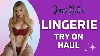 My First Lingerie Try On Haul