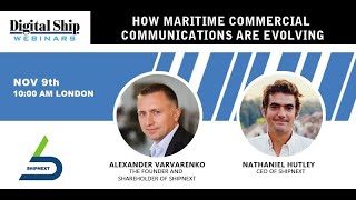 Webinar  How maritime commercial communications are evolving