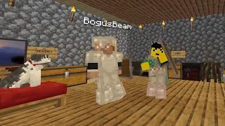 streaming the MINECRAFT w/ @BogusBeam