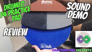 Drumeo P4 Practice Pad Review/Sound Demo