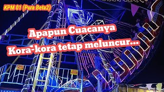 Kora-kora pasar malam memang beda #hiburan #viral #fairgroundrides