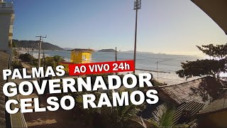 Câmera ao vivo Praia de Palmas - Governador Celso Ramos SC - Pirata Pousada