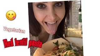 Red Lentil Pasta Recipe (vegetarian)