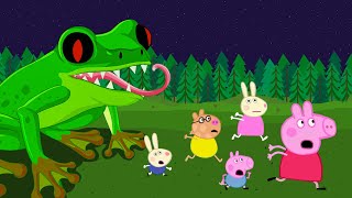 Zombie apocalypse, Giant Zombie Frog appears in the forest🧟‍♀️ | Peppa Pig Funny Animation