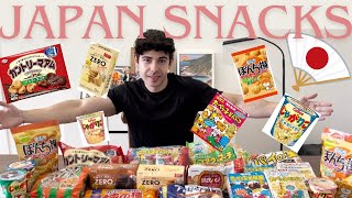 Must-Try Japanese Snacks!! | Snack Review #japan #japansnacks  #japanessefood #japanvlog