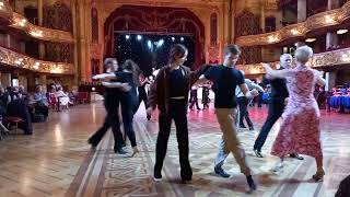 Blackpool tower ballroom.  A Samba moment or two.