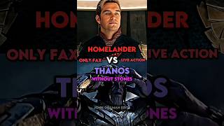 Homelander vs Thanos #shorts #marvel #dc #theboys