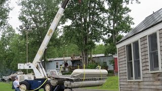 From Tiny House to Tiny Houseboat 2015, Lake Champlain,  A Carla Schwartz Documentary