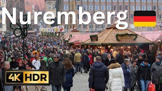 A walking tour of Nuremberg, (Nürnberg) | Full HD with Original City Sounds