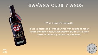 Havana Club 7 Rum Review