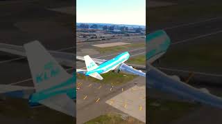 Beautiful Landing at New Wark Newark Airport