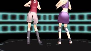 MMD6DNS free style - Sakura and Ino