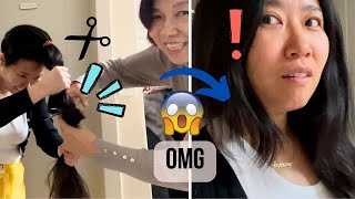 First Day in Korea - Mom Chopped My Hair Off + A new family member