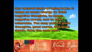 The Secret # Daily teachings # Rhonda Byrne # DAY79