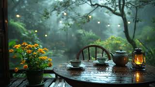 The soothing sound of rain is the music played by nature, Helps relax and sleeping