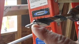 Testing Bosch Nail killer auger bit