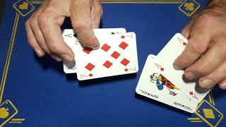 "Confused" 4 card packet card trick tutorial/gimmick card tricks