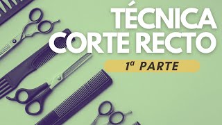 ✂✂¡Cómo hacer un CORTE recto PERFECTO! [PASO A PASO] 😊 |  005 Ejercicios previos corte recto