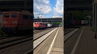 Harburg : GZ mit CoWa - Containerwagen als BR151 nach Maschen/Hitf. mit Pfiff #shorts #viral