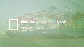 Webinar: Think Outside the Bitcoin: Blockchain Integration & SAP