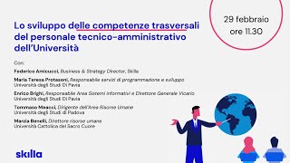 Competenze trasversali del personale tecnico amministrativo delle Università