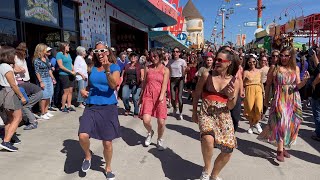 Freedom Flashmob at Boardwalk - Santa Cruz, CA - March 20, 2022 - Song by JON BATISTE