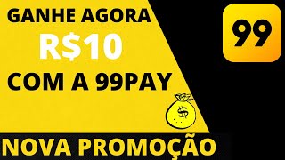 VEJA SE VOCÊ GANHO R$10 REAIS GRATIS NA 99 PARA PAGAMENTOS DE BOLETO