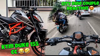 Ktm duke 155 Vs Yamaha R15 155CC  | Couple Help kr do |#motovlog #dailyvlog #youtube #youtubeindia