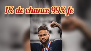 psg vs man City, neymar whatsapp status 1% chance 99% faith