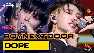 [KCON HONG KONG 2024] BOYNEXTDOOR - DOPE(쩔어) (원곡:BTS) | Mnet 240423 방송