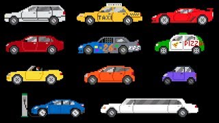 Cars - Book Version - Street Vehicles - The Kids' Picture Show (Fun & Educational Learning Video)