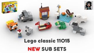 NEW animals SUB SETS Lego classic 11015 ideas How to build easy