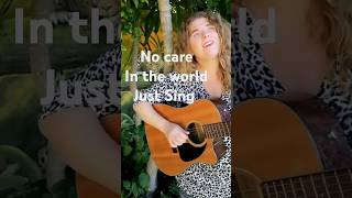 No care in the world just sing.  Freestyling #singer #music #carefree