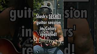 Unbelievable! Slash's secret guitar session in 'Colors' revealed!