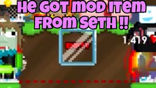 Growtopia - Mods item accidentally sent to players !! [Seth]